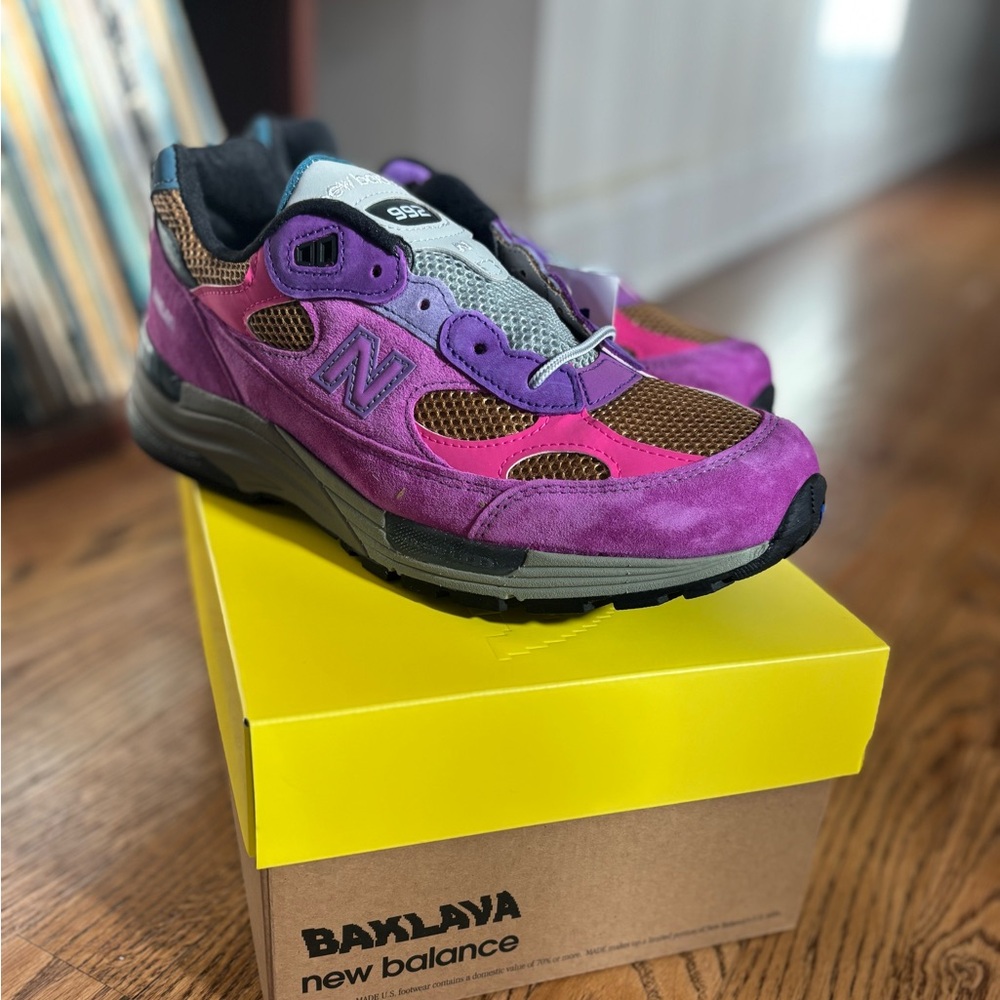 New Balance 992 MiUSA Action Bronson Digitalis Purpurea Sz 8.5 NEW WITH TAGS